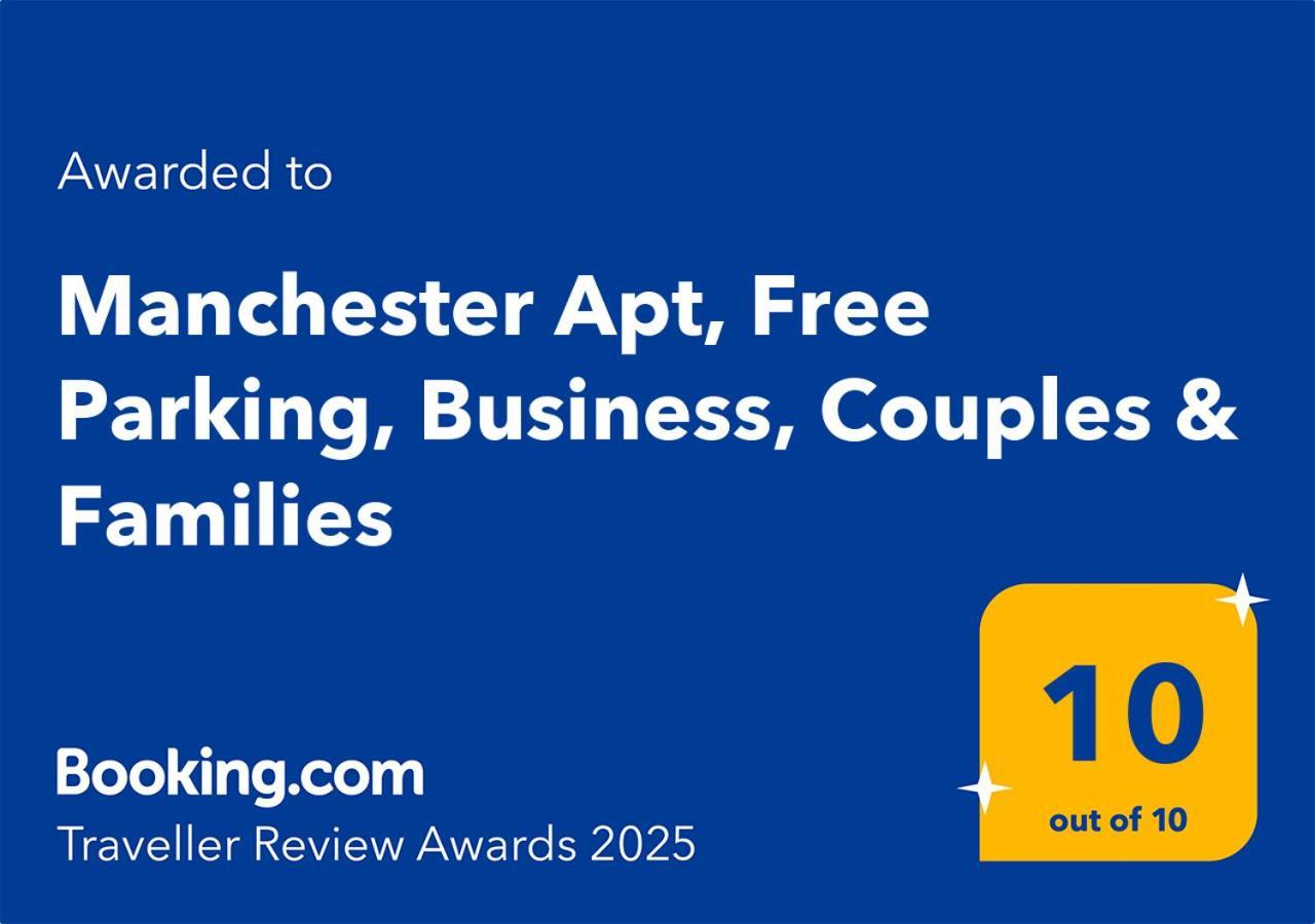 Manchester Apt, Free Parking, Business, Couples & Families Eksteriør bilde